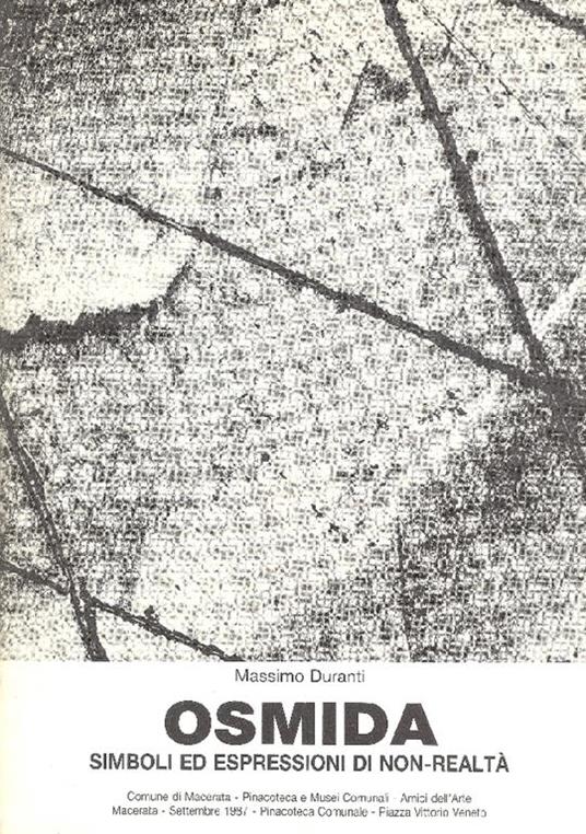 Osmida. Simboli ed espressioni di non- realtà - Massimo Duranti - copertina