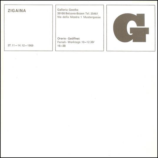 Zigaina - Giuseppe Zigaina - copertina