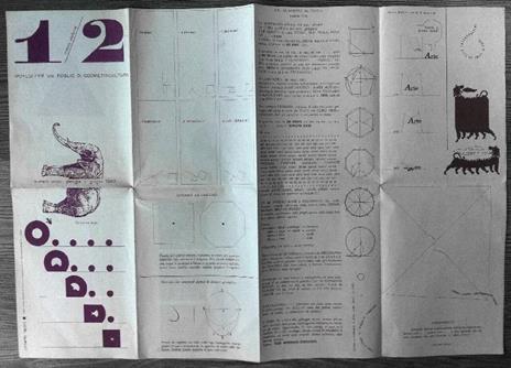 1/2 elefante. Ipotesi per un foglio di geometricultura - Umberto Raponi - 2