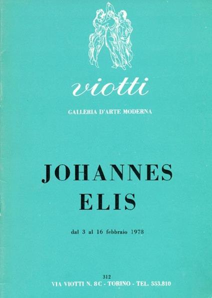 Johannes Elis - Johannes Elis - copertina