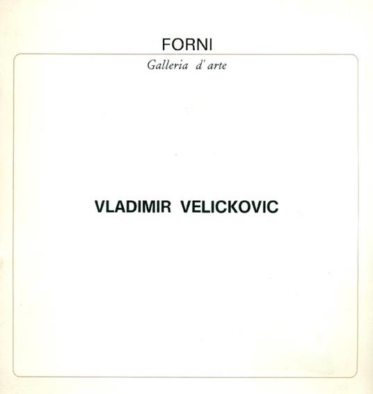 Vladimir Velickovic - Vladimir Velickovic - copertina