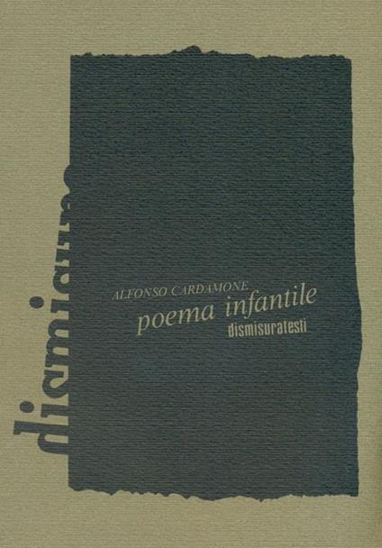 Poema infantile - Alonso Cardamone - copertina