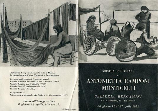 Mostra personale di Antonietta Ramponi Monticelli - Antonietta Ramponi Monticelli - copertina