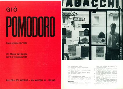 Giò Pomodoro. Opere grafiche 1957-1964. 411° Mostra del Naviglio, 1965 - Giò Pomodoro - copertina
