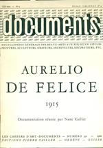 Art-documents. Aurelio De Felice 1915