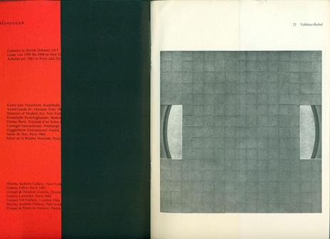 Gottfried Honegger. Tableaux-Reliefs - Gottfried Honegger - copertina