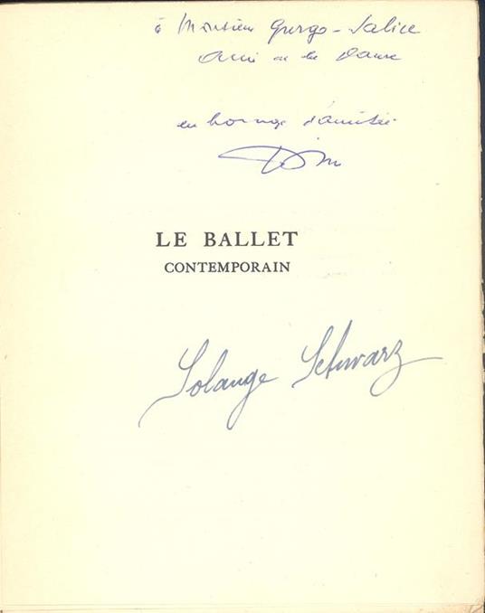 Le ballet contemporain 1929. 1950 - Pierre Michaut - 2