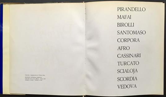 Pittori italiani d'oggi - Lionello Venturi - 2