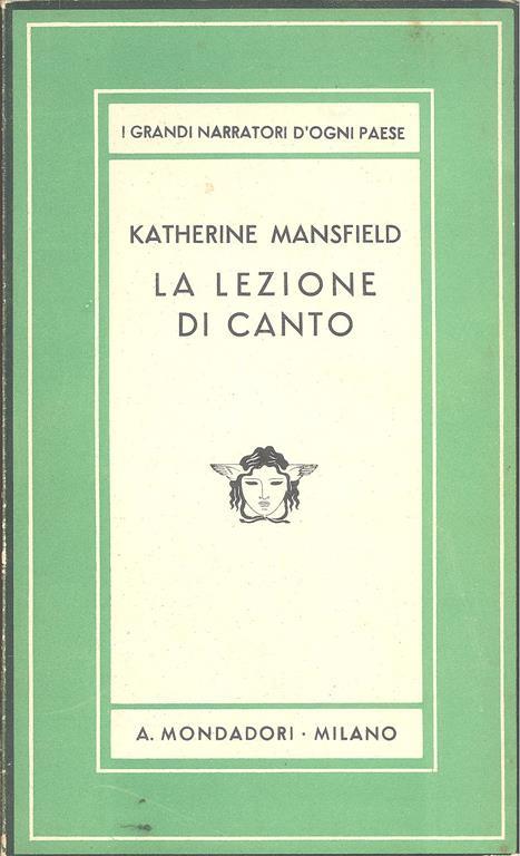 La lezione di canto e altri racconti - Katherine Mansfield - copertina