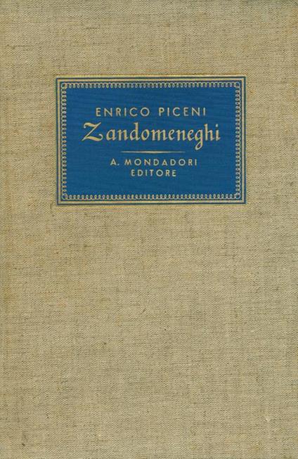 Zandomeneghi - Enrico Piceni - copertina