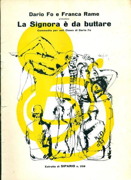 La Signora è da buttare - Dario Fo - copertina