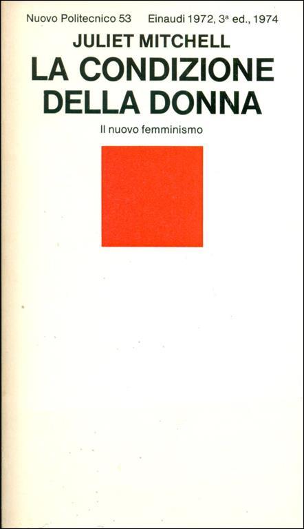 La condizione della donna - Juliet Mitchell - copertina