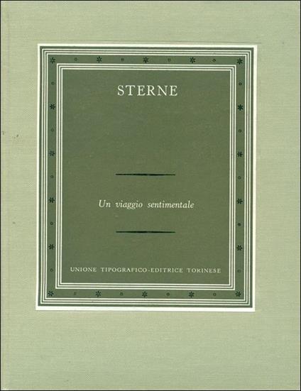 Un viaggio sentimentale - Laurence Sterne - copertina