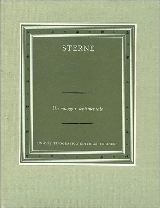 Un viaggio sentimentale - Laurence Sterne - copertina