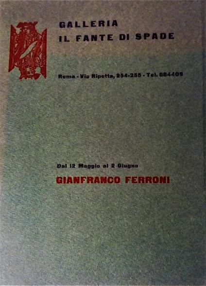 Gianfranco Ferroni - Gianfranco Ferroni - copertina