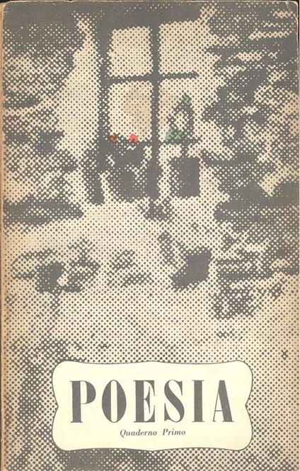 Poesia. Quaderno Primo - copertina