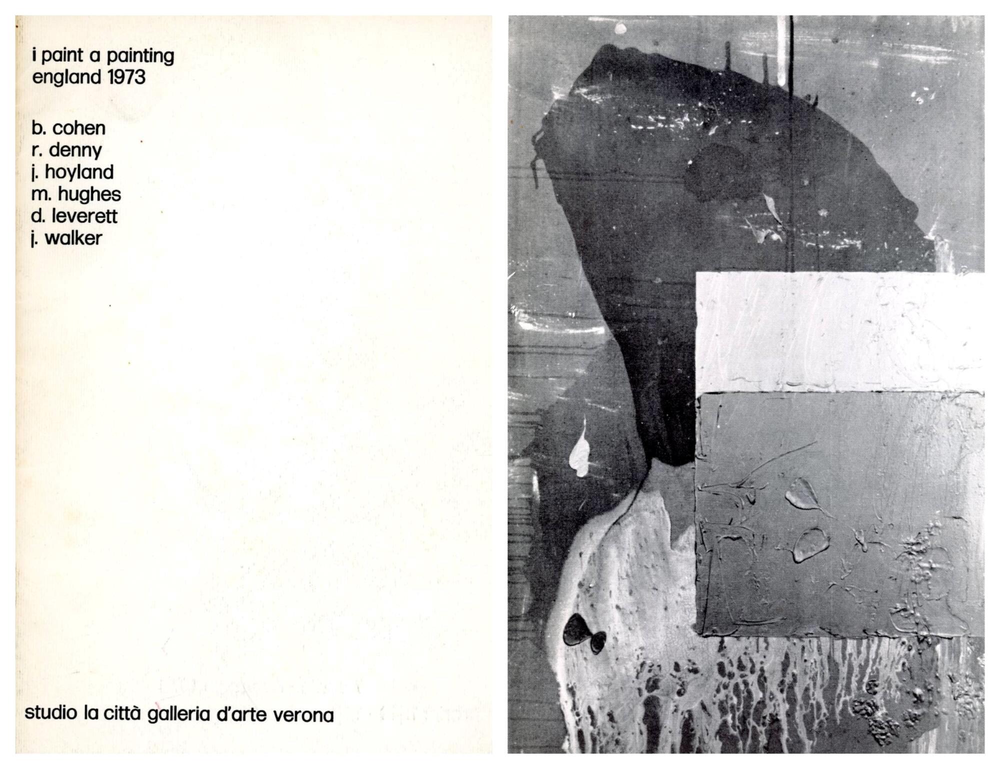 I paint a painting. England 1973