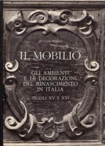 Il mobilio. Gli ambienti e le decorazioni del Rinascimento in Italia. Secoli XV e XVI