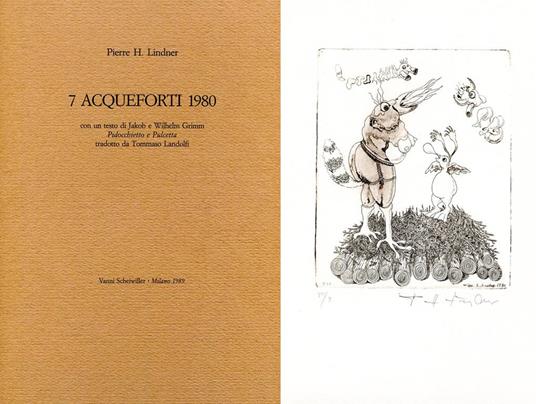 7 Acqueforti 1980 - Pierre Lindner - copertina