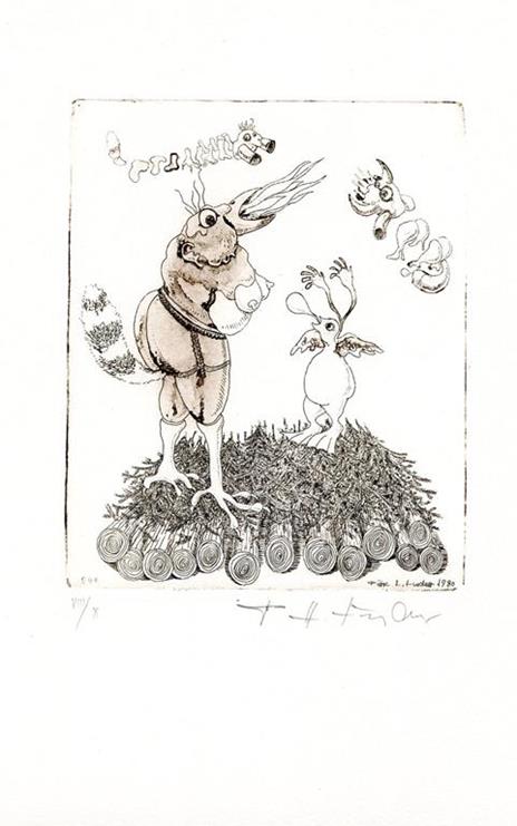 7 Acqueforti 1980 - Pierre Lindner - 2