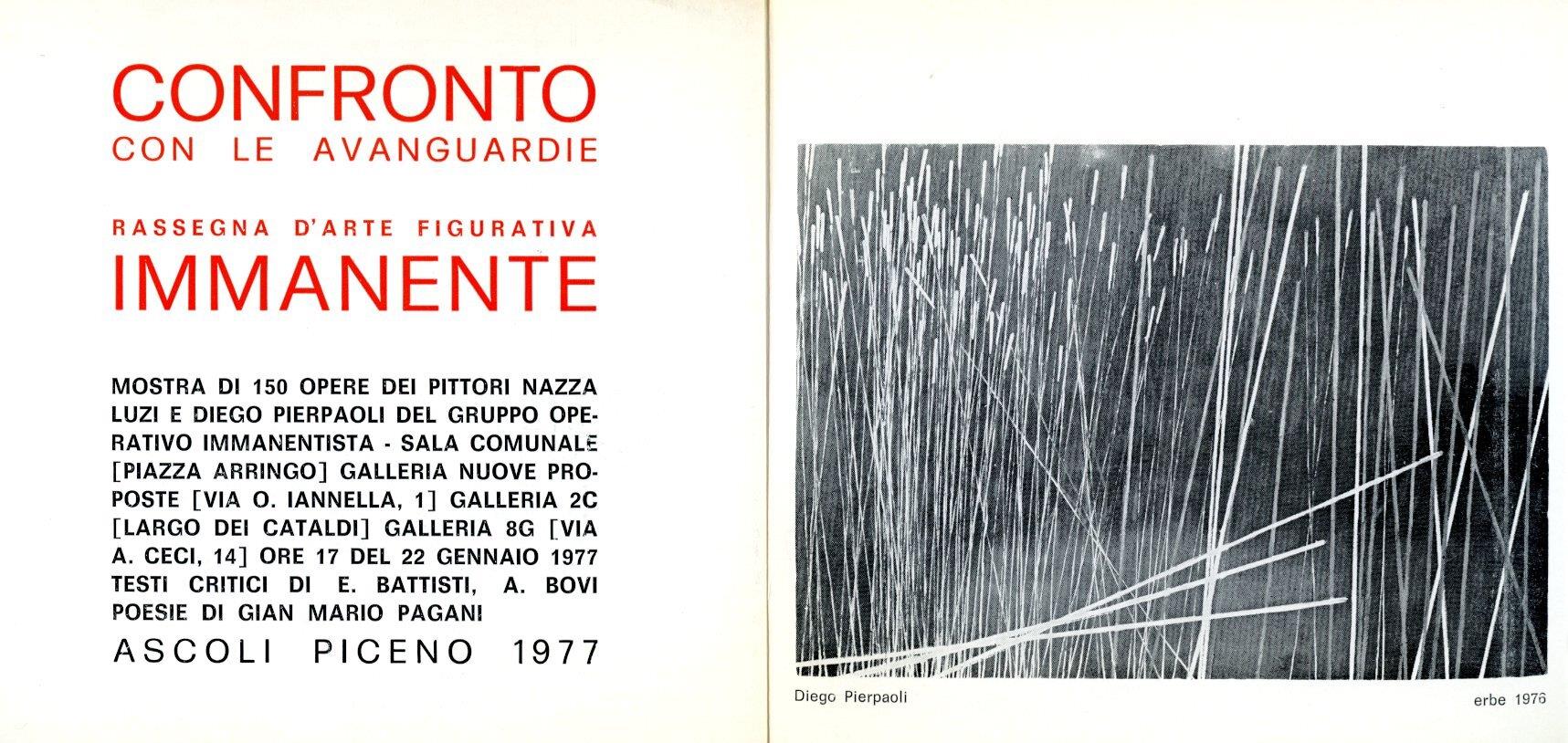 Confronto con le avanguardie. Rassegna d'arte figurativa immanente