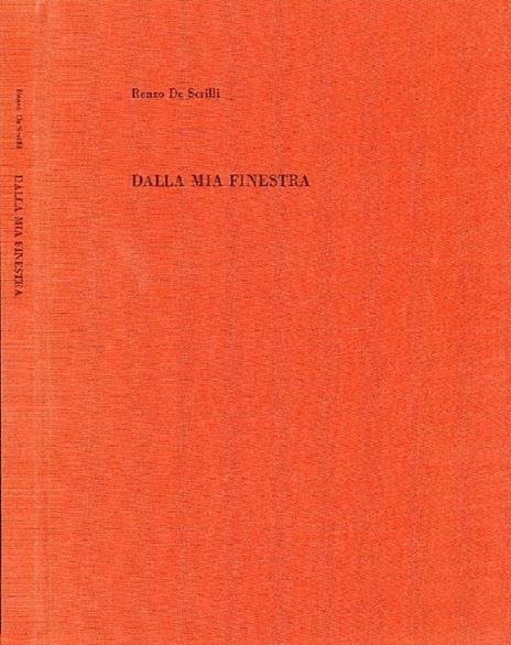 Dalla mia finestra - C. Ricci - copertina