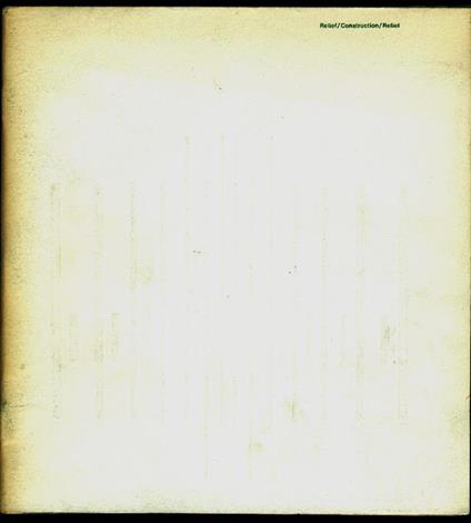 Relief / Construction / Relief - Jan Van Der Marck - copertina