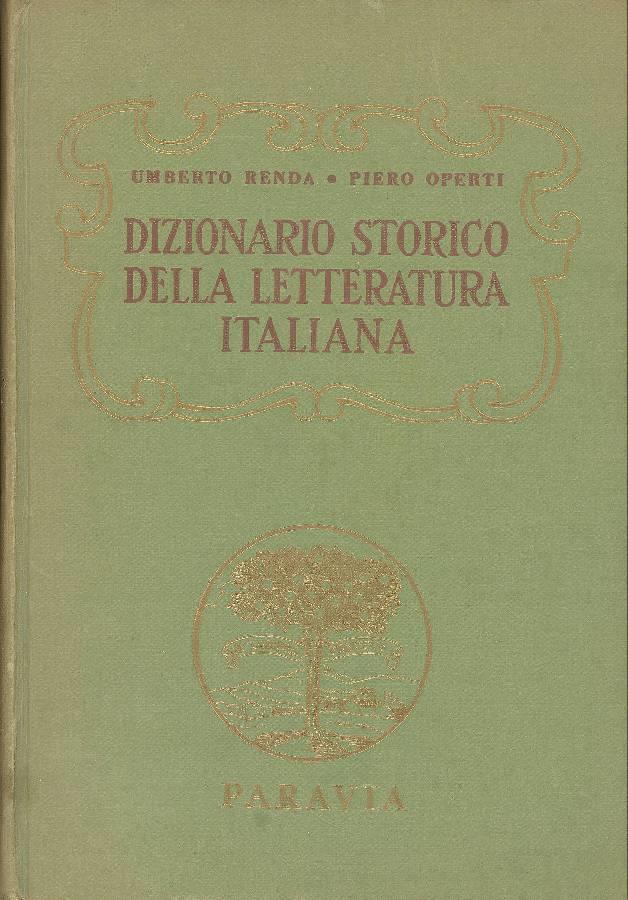 Dizionario storico della letteratura italiana