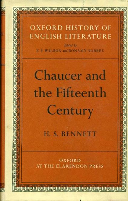 Chaucer and the fifteenth century - H. S. Bennett - copertina