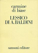 Lessico di A. Baldini nei testi dell'Autore e nella storia della critica
