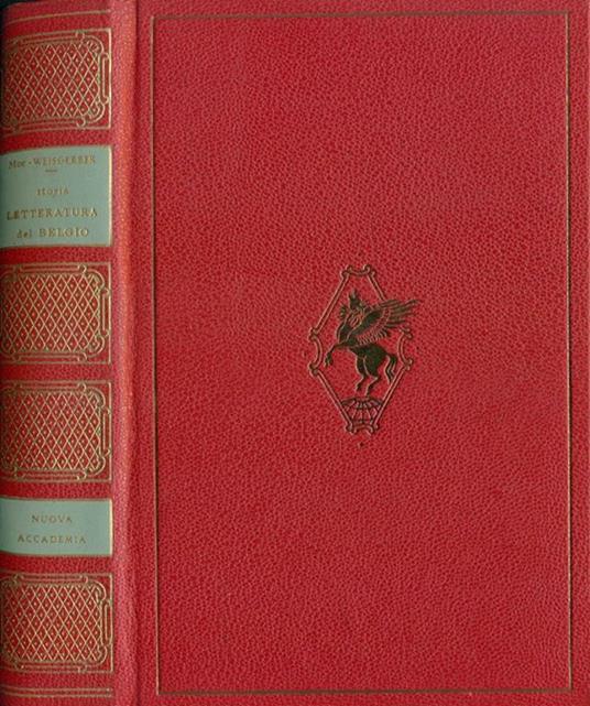 Storia delle letterature del Belgio - Antonio Mor - copertina