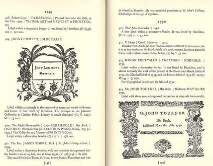 Early Printed Book Labels - Brian North Lee - copertina