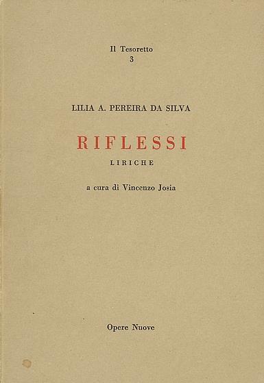 Riflessi. Liriche - Lilia Pereira da Silva - copertina