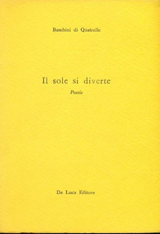 Il sole si diverte - copertina