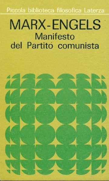 Manifesto del Partito comunista - Karl Marx,Friedrich Engels - copertina