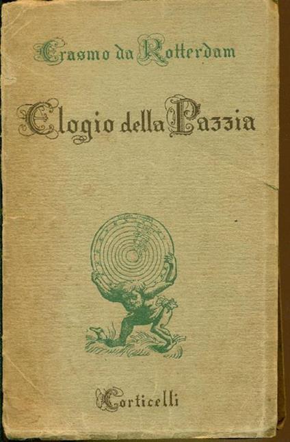 Elogio della pazzia - Erasmo da Rotterdam - copertina