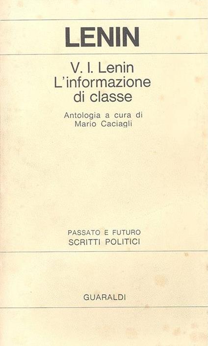 L' informazione di classe - Lenin - copertina