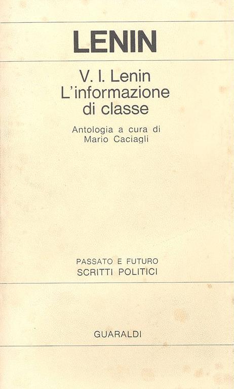 L' informazione di classe - Lenin - copertina