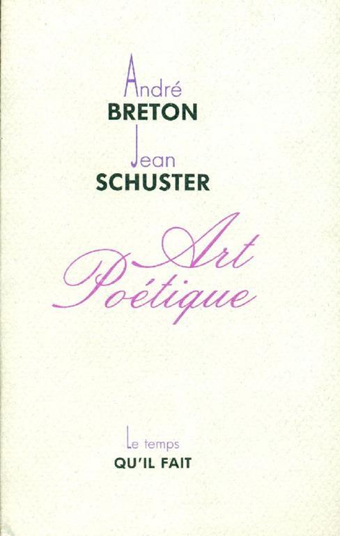 Art Poétique - André Breton - copertina