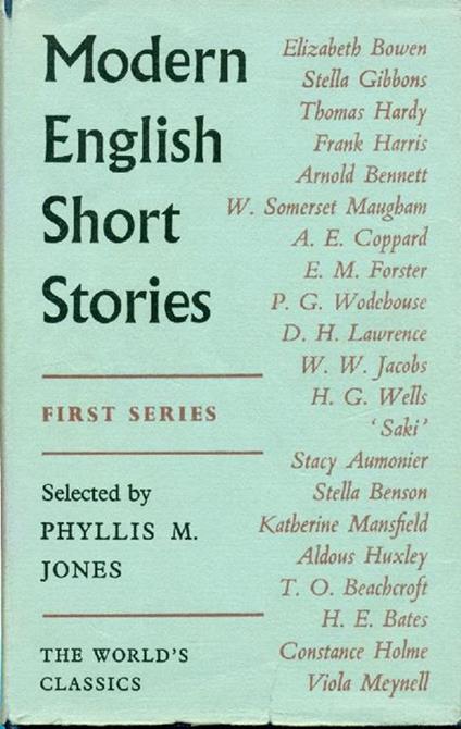 Modern english short stories - Phyllis M. Jones - copertina