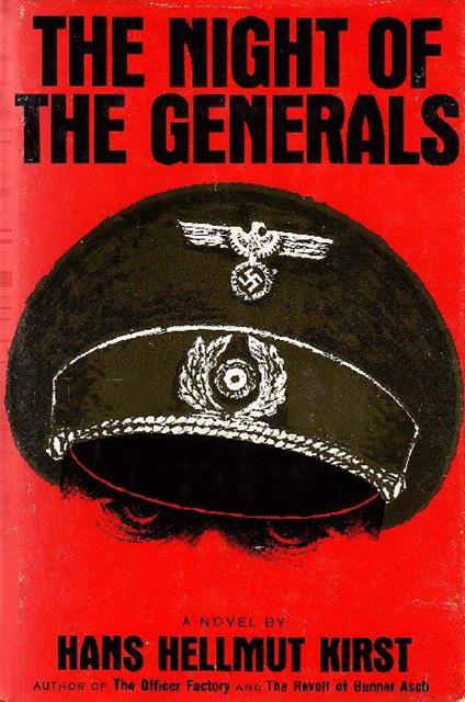 The Night of the Generals - Hans H. Kirst - copertina