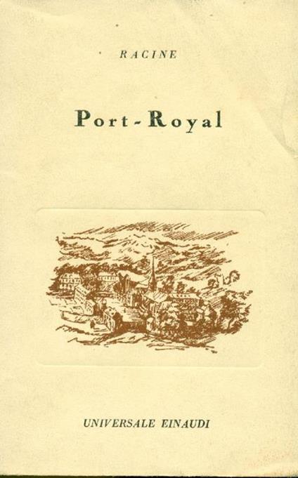 Port-royal - J. Bernard Racine - copertina