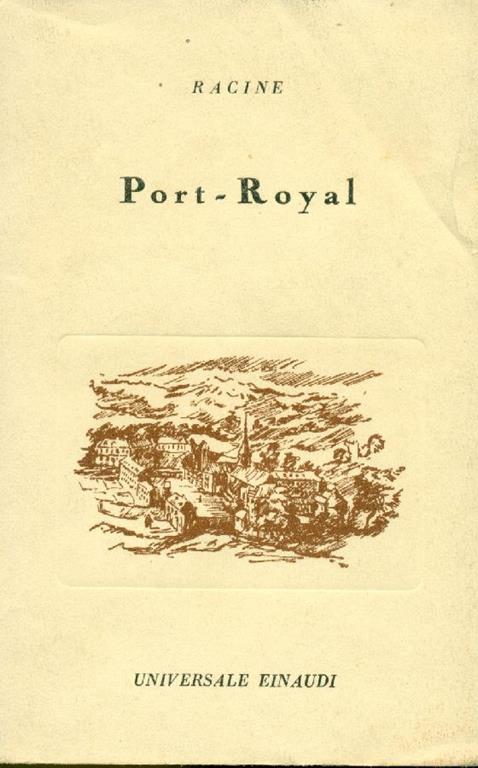 Port-royal - J. Bernard Racine - copertina