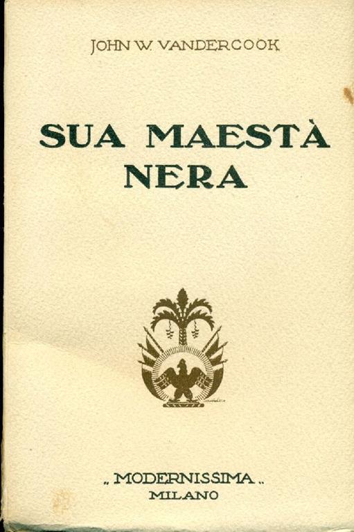 Sua Maestà Nera - John W. Vandercook - copertina