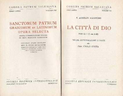 Lettere scelte. Parte prima - Agostino (sant') - copertina