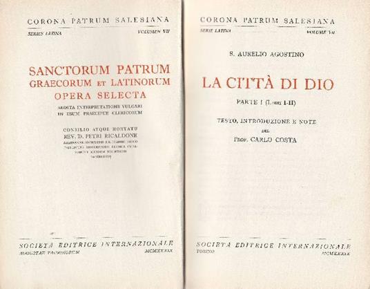 Lettere scelte. Parte prima - Agostino (sant') - copertina