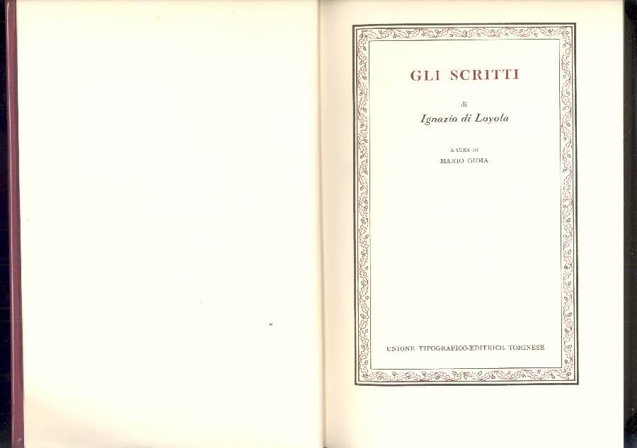Gli scritti