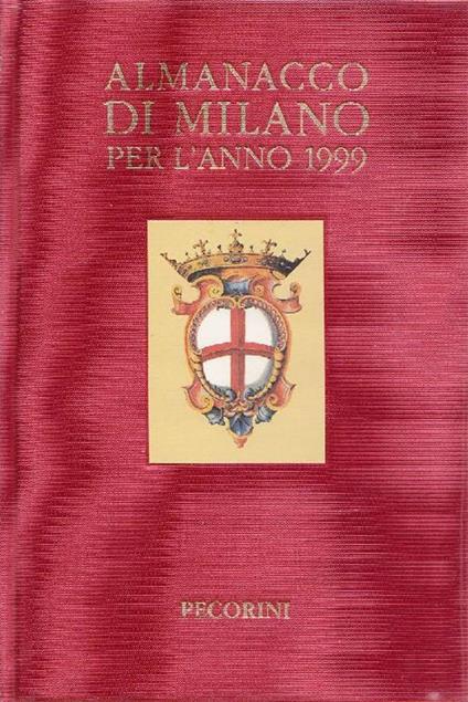 Almanacco di Milano per l'anno 1999 - copertina