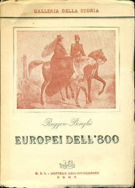 Europei dell'800 - Ruggero Bonghi - copertina