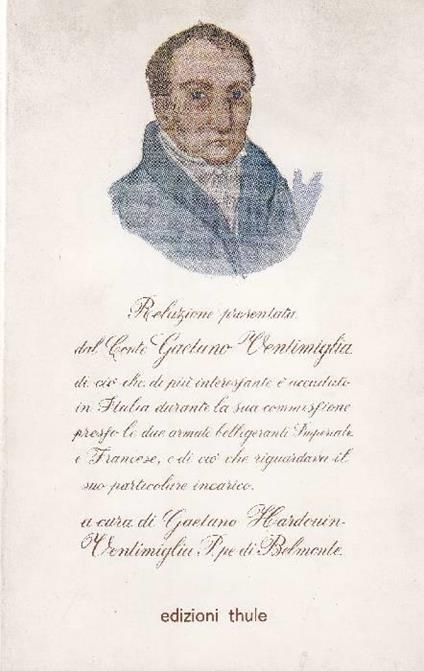 Relazione presentata dal Conte Gaetano Ventimiglia di ciò che di più interessante è accaduto in Ital - copertina